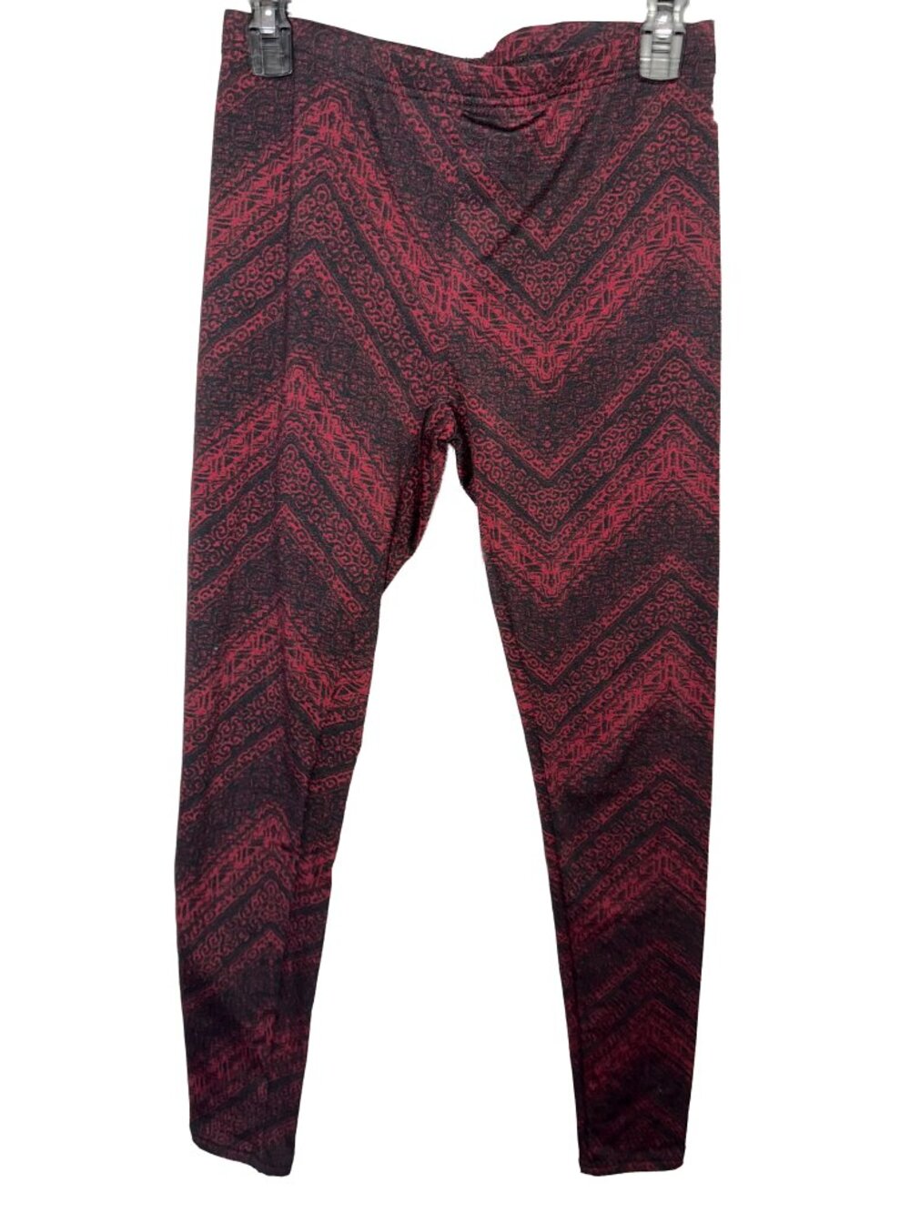 Faded Glory Size Small (4-6) Aztec Red & Black Leggings